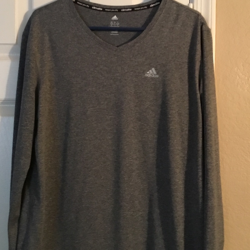 Adidas Climalite long sleeve gray T-shirt XL